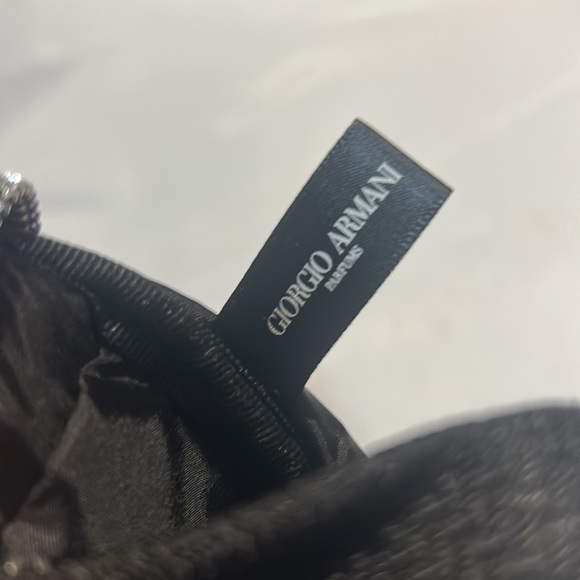 Giorgio Armani Parfums Cosmetic Bag Toiletries Travel Zip Up Bag - Picture 6 of 7